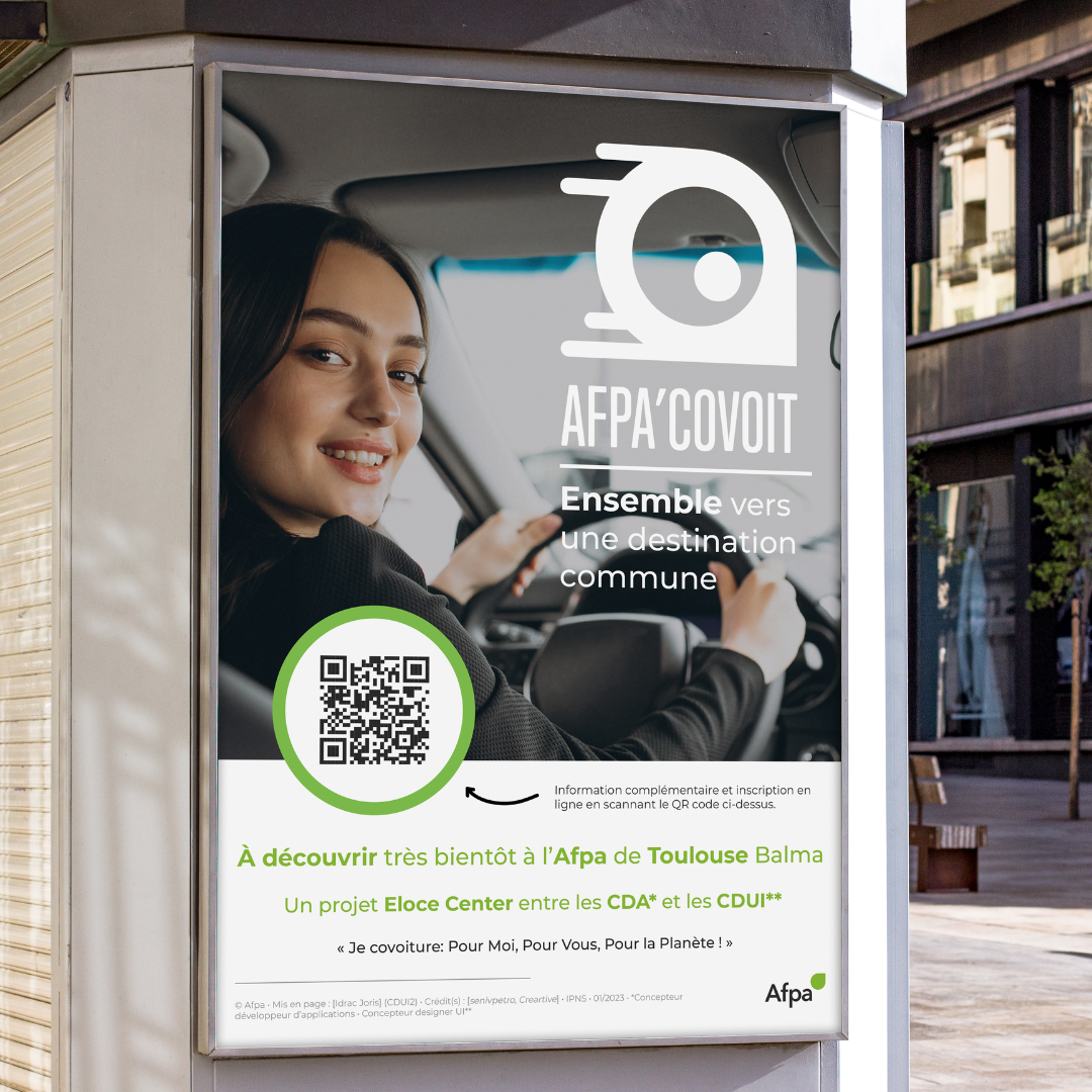 Mockup affiche afpa covoit